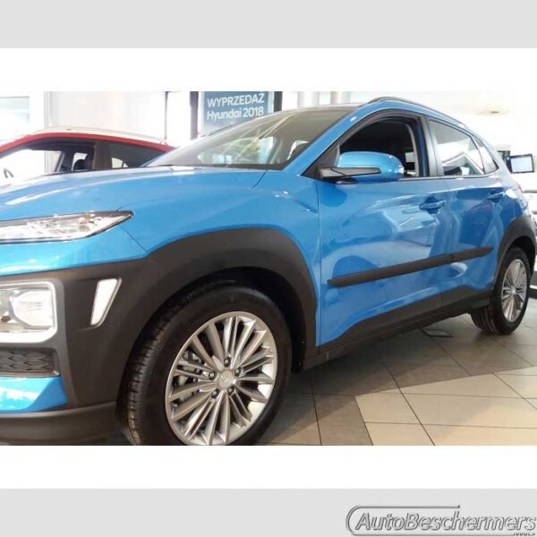 Stootlijsten set zwart Hyundai Kona 11.2017-