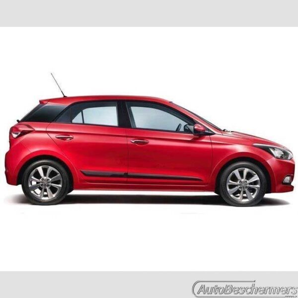 Stootlijsten set zwart Hyundai i20 5-deurs 12.2014-08.2020 - Afbeelding 2