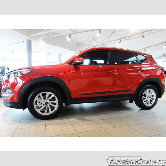 Stootlijsten set zwart Hyundai Tucson 07.2015-2020