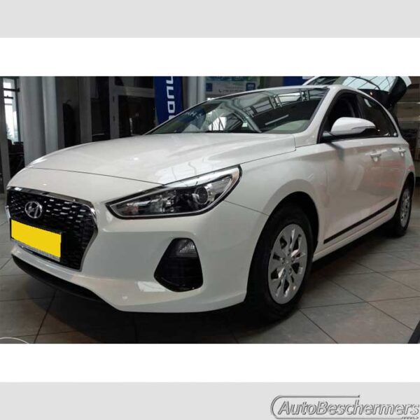 Stootlijsten set zwart Hyundai i30 5-deurs 01.2017-