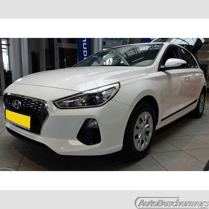 Stootlijsten set zwart Hyundai i30 5-deurs 01.2017-
