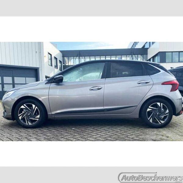 Stootlijsten set zwart Hyundai i20 5-deurs 09.2020-