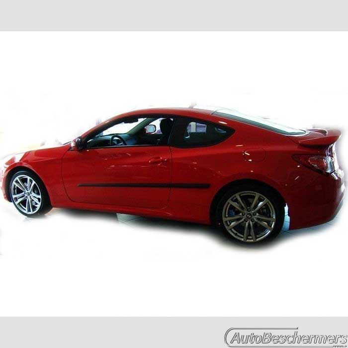 Stootlijsten set zwart Hyundai Genesis Coupe 2010
