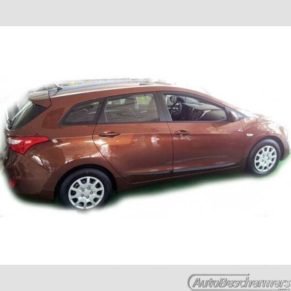 Stootlijsten set zwart Hyundai i30CW Wagon 07.2012-2017