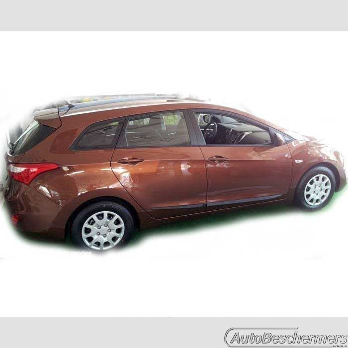 Stootlijsten set zwart Hyundai i30CW Wagon 07.2012-2017