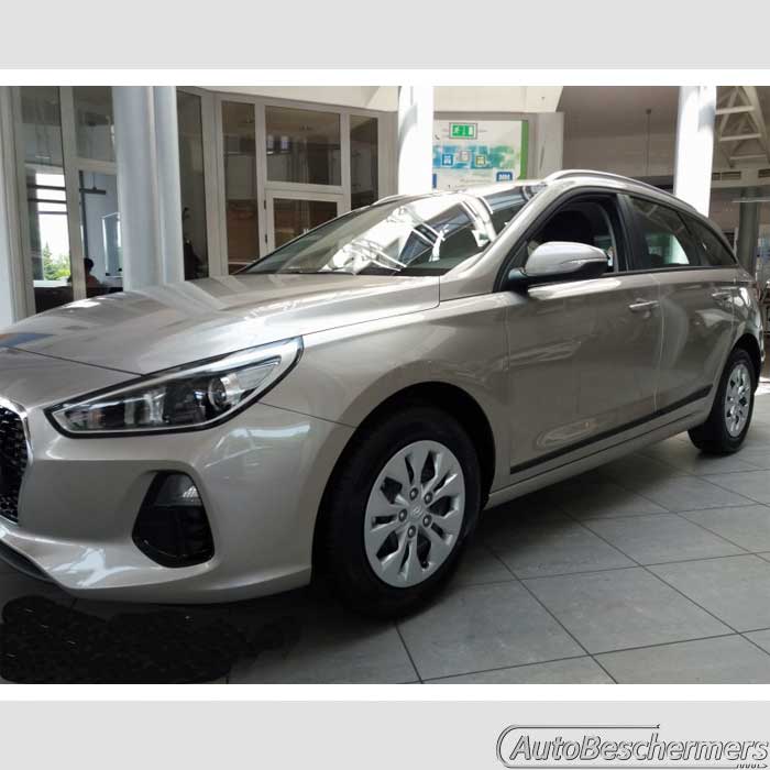 Stootlijsten set zwart Hyundai i30CW Wagon 2017-