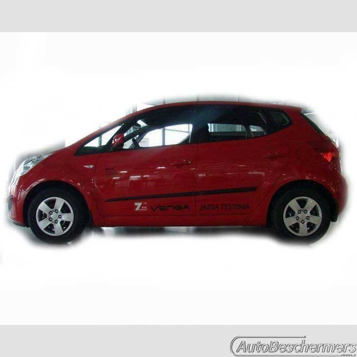 Stootlijsten set zwart Kia Venga 02.2010-