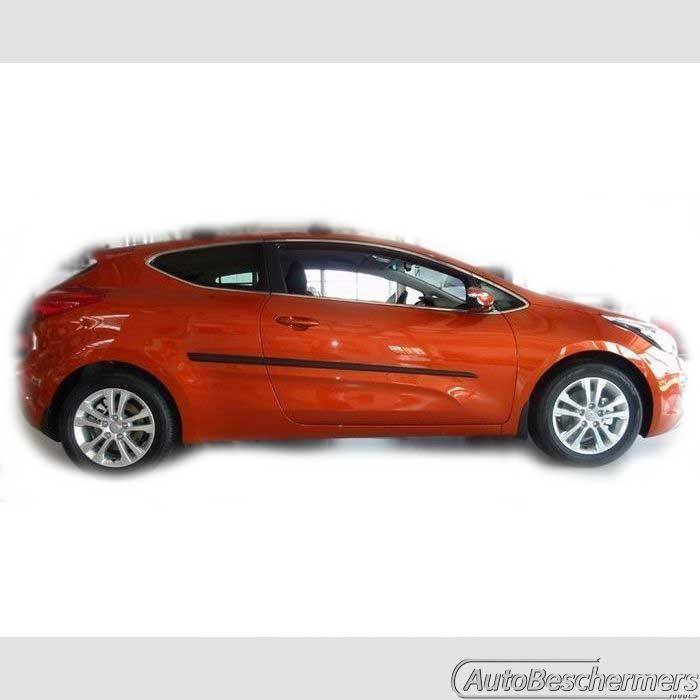 Stootlijsten set zwart Kia Pro Ceed 3-deurs 03.2013