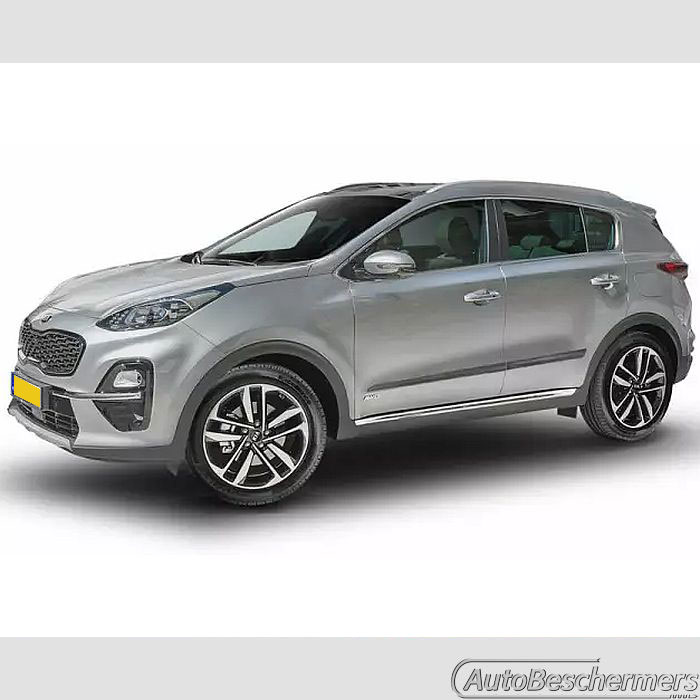 Stootlijsten set zwart Kia Sportage 01.2016-12.2021
