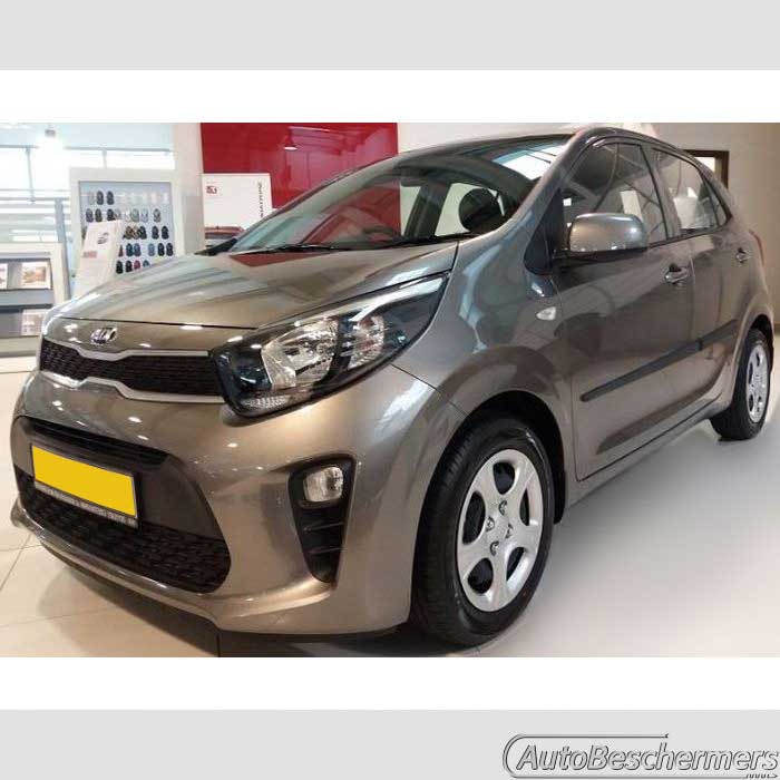 Stootlijsten set zwart Kia Picanto 5-deurs 03.2017-