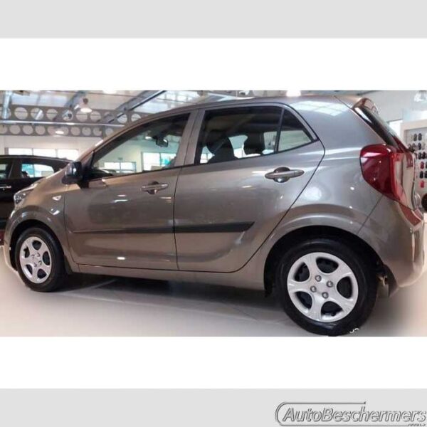 Stootlijsten set zwart Kia Picanto 5-deurs 03.2017- - Afbeelding 2