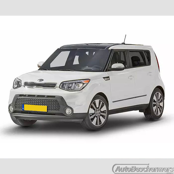 Stootlijsten set zwart Kia Soul II 2013-2018