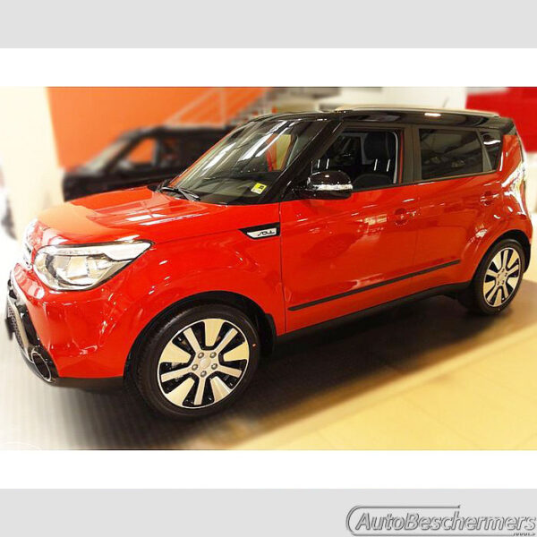 Stootlijsten set zwart Kia Soul II 2013-2018 - Afbeelding 2