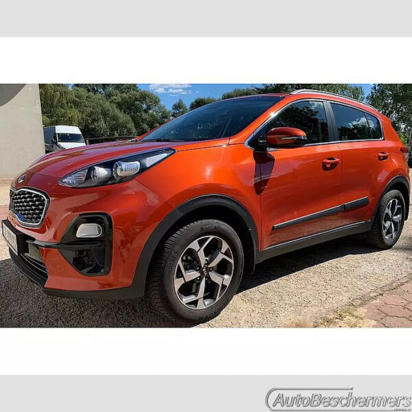 Stootlijsten set breed zwart Kia Sportage 01.2016-12.2021 - Afbeelding 2