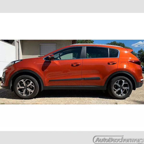 Stootlijsten set breed zwart Kia Sportage 01.2016-12.2021 - Afbeelding 3