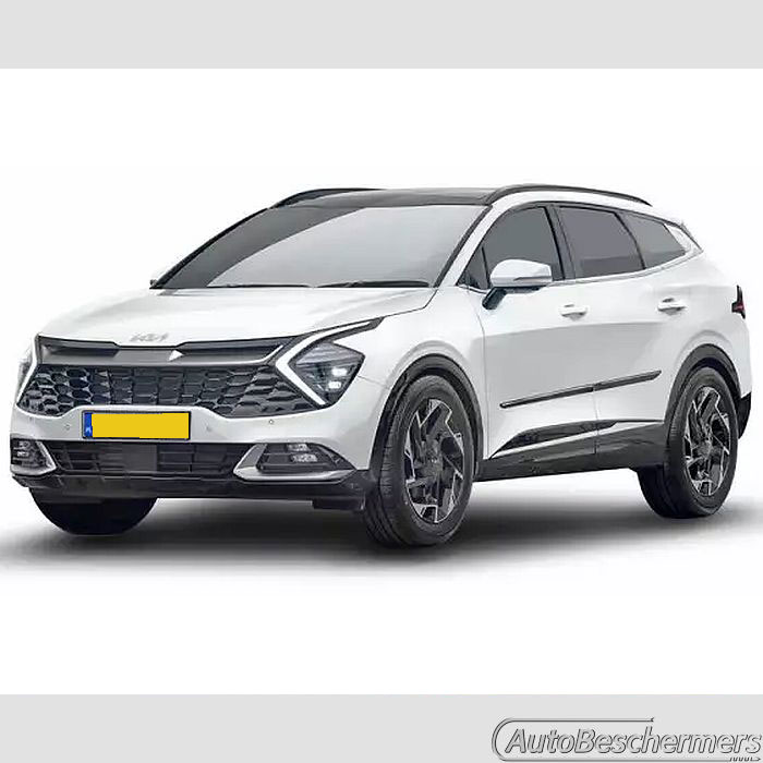 Stootlijsten set breed zwart Kia Sportage 12.2021-
