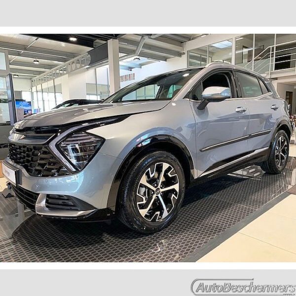 Stootlijsten set breed zwart Kia Sportage 12.2021- - Afbeelding 2