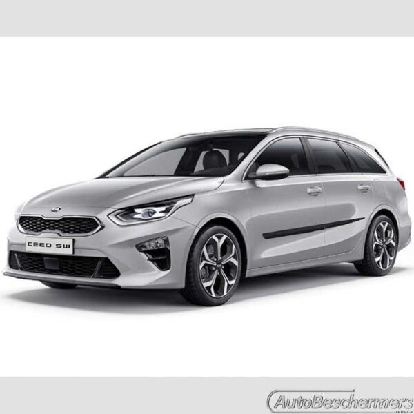 Stootlijsten set zwart Kia Ceed Wagon 09.2018-