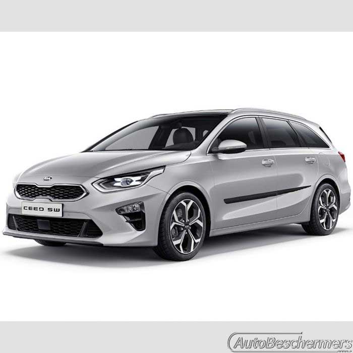 Stootlijsten set zwart Kia Ceed Wagon 09.2018-
