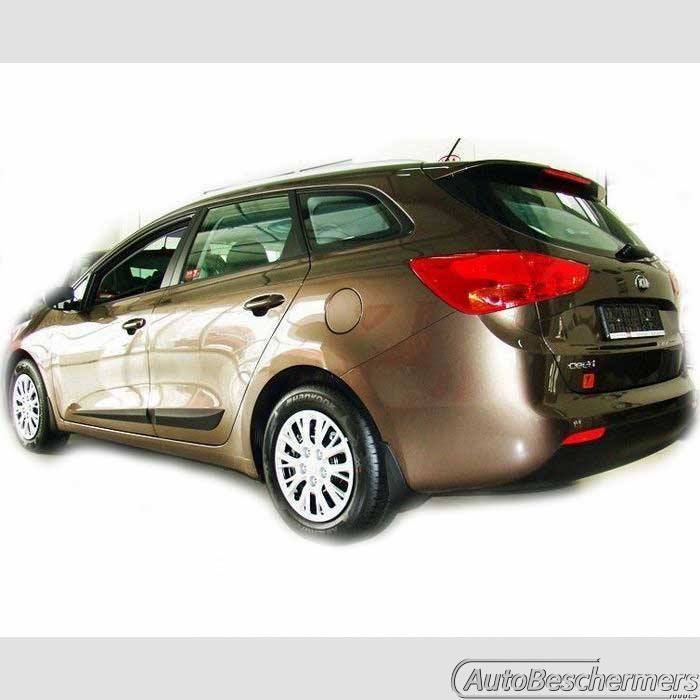 Stootlijsten set zwart Kia Ceed Wagon 05.2012-