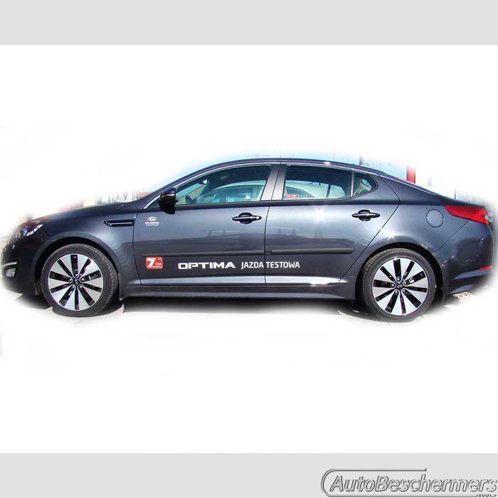 Stootlijsten set zwart Kia Optima 2012-2015