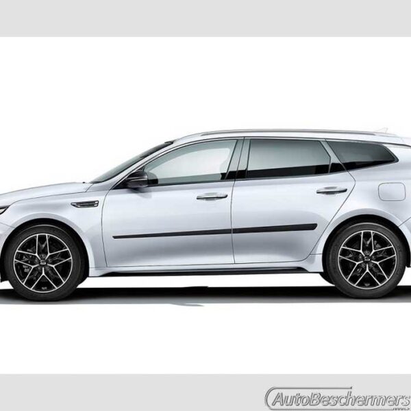 Stootlijsten set zwart Kia Optima Wagon 2016-2019 - Afbeelding 2