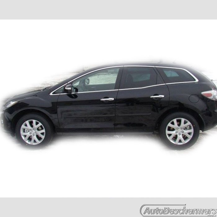Stootlijsten set zwart Mazda CX-7 10.2007-09.2009