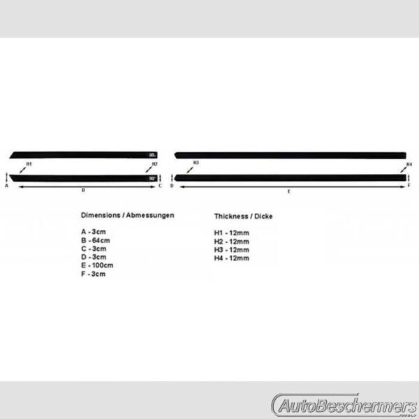 Stootlijsten set zwart low Honda HRV 2015- - Afbeelding 6