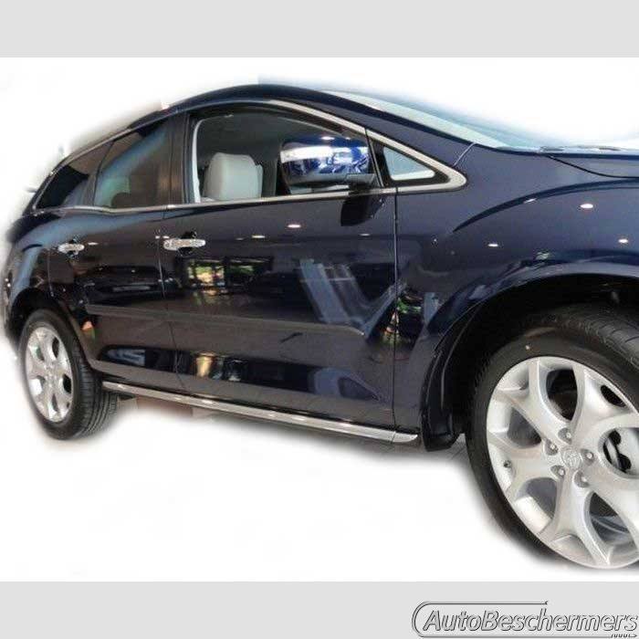 Stootlijsten set zwart Mazda CX-7 10.2010-