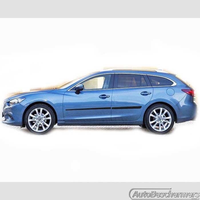 Stootlijsten set zwart Mazda6 Wagon 02.2013-