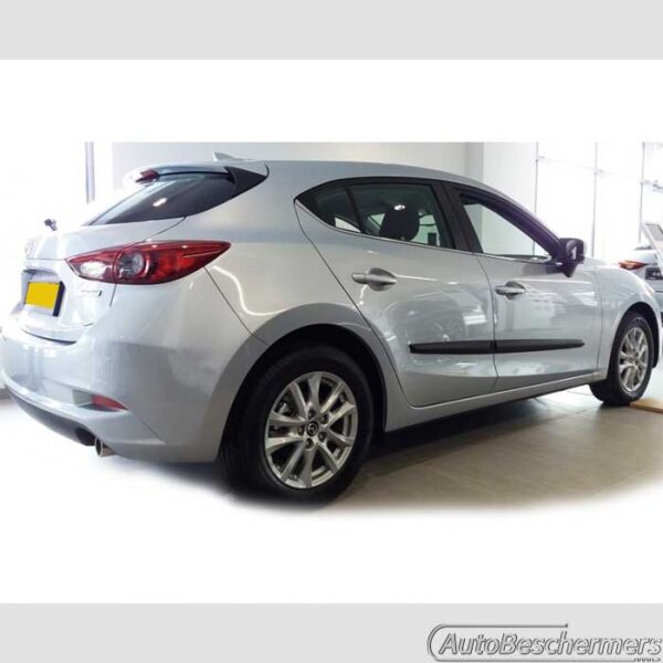 Stootlijsten set zwart Mazda3 HB 2013-2018 - Afbeelding 3