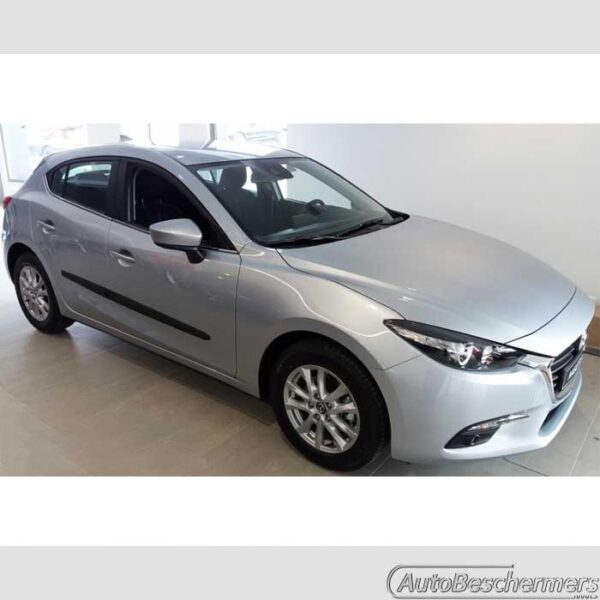 Stootlijsten set zwart Mazda3 HB 2013-2018 - Afbeelding 4