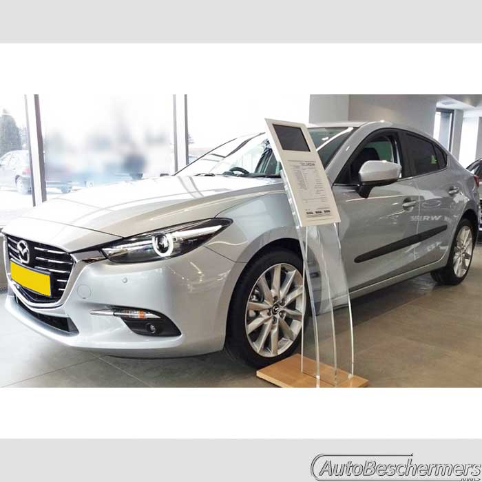 Stootlijsten set zwart Mazda3 Sedan 2013-2018