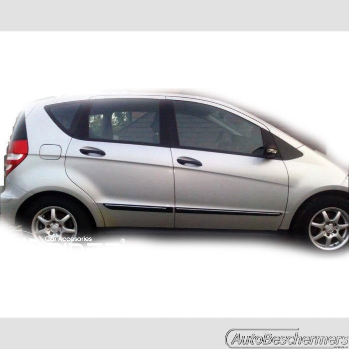 Stootlijsten set zwart Mercedes A-Klasse 04.2004-08.2012