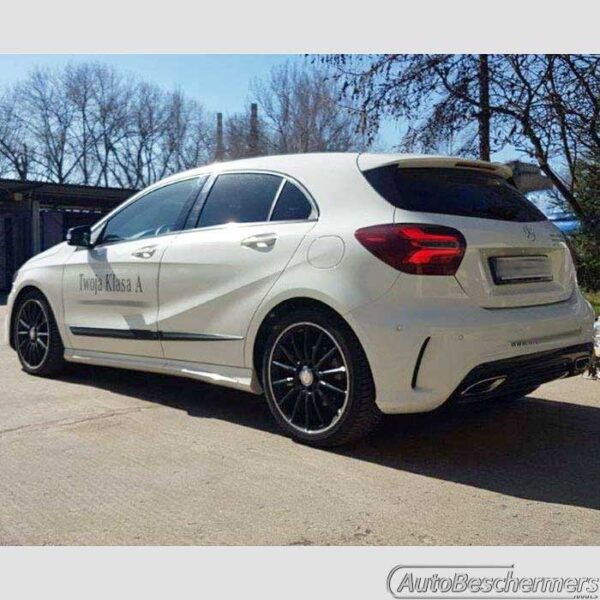 Stootlijsten set zwart Mercedes A-Klasse 09.2012- - Afbeelding 3