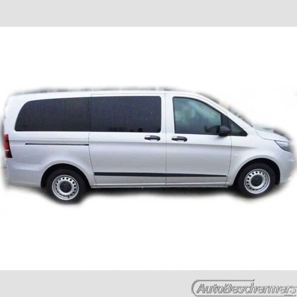 Stootlijsten set zwart Mercedes V-Klasse Vito Viano 05.2014- - Afbeelding 4