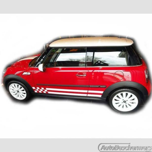 Stootlijsten set zwart Mini Cooper 08.2006-