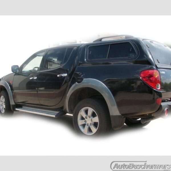 Stootlijsten set zwart Mitsubishi L200 2006-2011 - Afbeelding 2