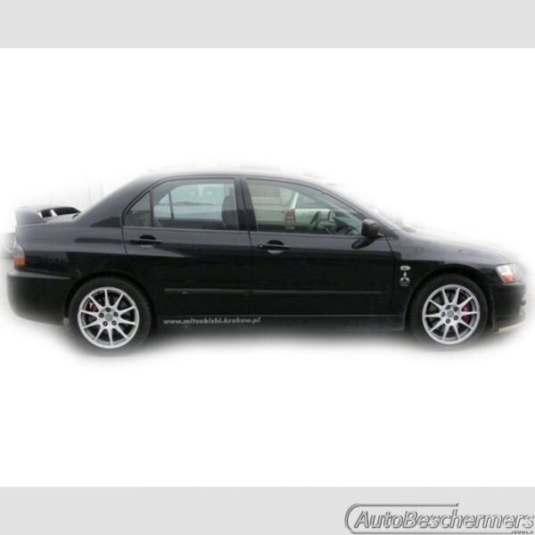 Stootlijsten set zwart Mitsubishi Lancer 2003-2005