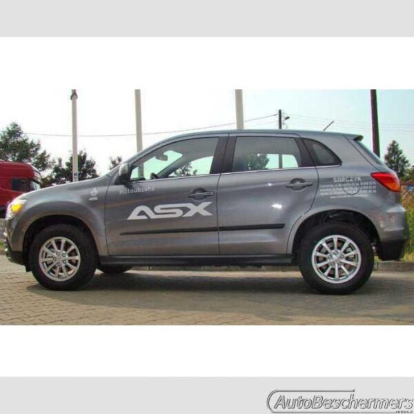 Stootlijsten set zwart Mitsubishi ASX 2010-10.2012 - Afbeelding 2