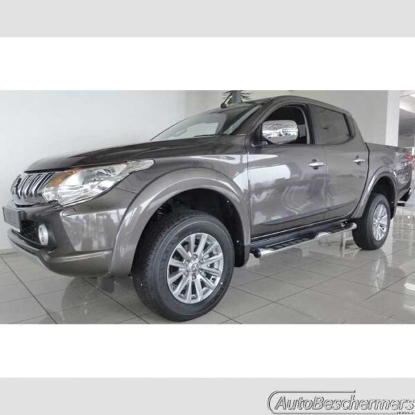 Stootlijsten set zwart Mitsubishi L200 2016- - Afbeelding 2