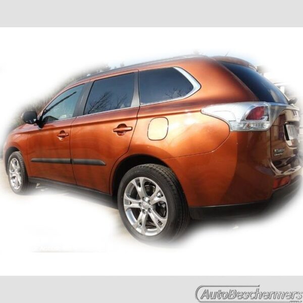Stootlijsten set zwart Mitsubishi Outlander 09.2012- - Afbeelding 2