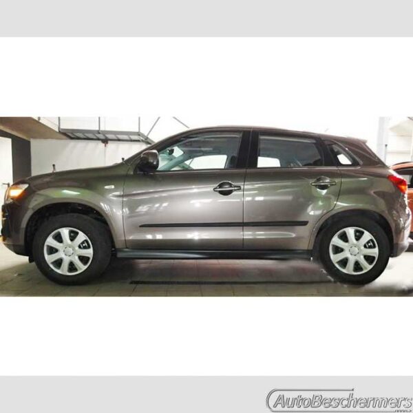 Stootlijsten set zwart Mitsubishi ASX 10.2012-