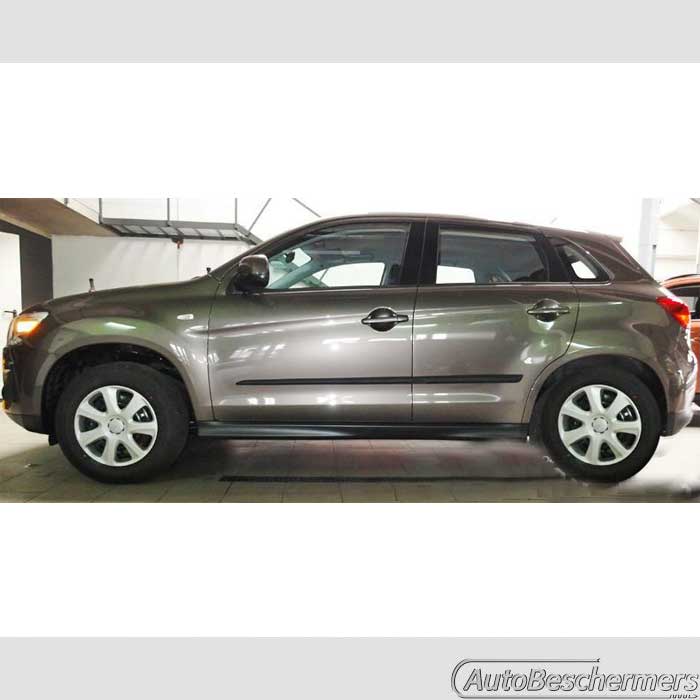 Stootlijsten set zwart Mitsubishi ASX 10.2012-