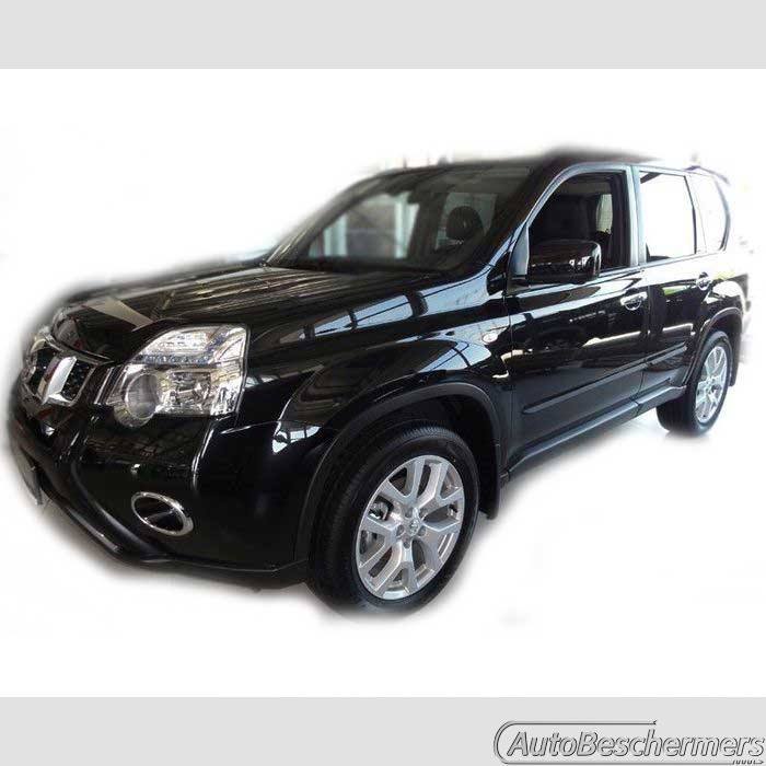 Stootlijsten set zwart Nissan X-Trail 06.2007-06.2014