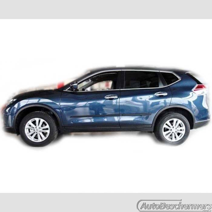 Stootlijsten set zwart Nissan X-Trail III 06.2014-