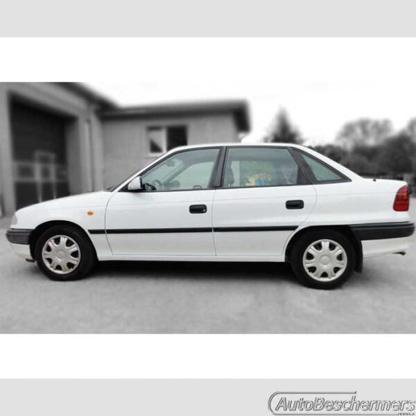 Stootlijsten set zwart Opel Astra F alle modellen 1991-09.2002 - Afbeelding 2