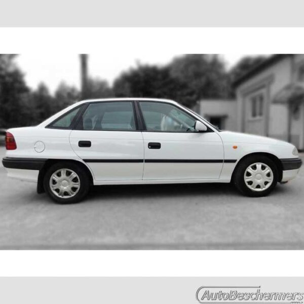 Stootlijsten set zwart Opel Astra F alle modellen 1991-09.2002 - Afbeelding 3