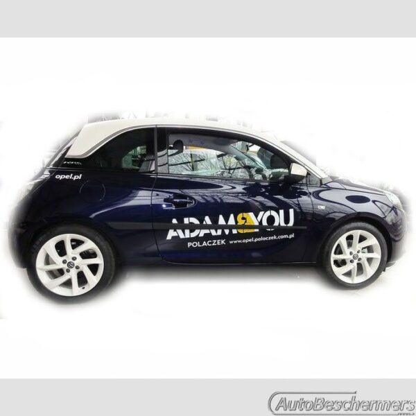 Stootlijsten set zwart Opel Adam 3-deurs 01.2013-