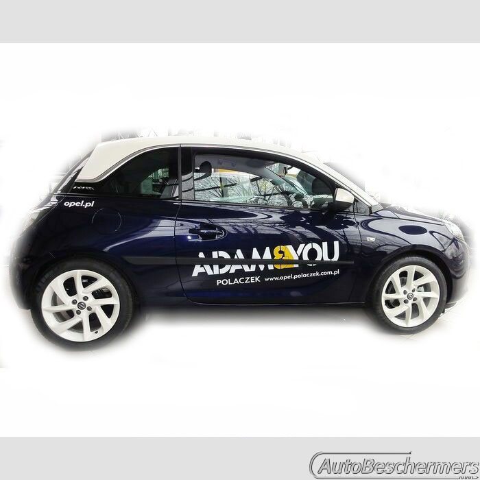 Stootlijsten set zwart Opel Adam 3-deurs 01.2013-
